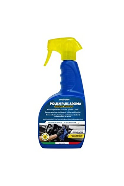 FRA-BER Polish Plus Aroma Plastik, Trim, Deri Yenileyici Bakım Spreyi 750ML