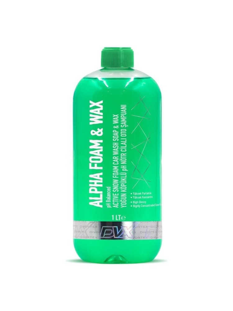 Divortex Alpha Foam Ph Nötr Cilalı Oto Şampuanı 1 Lt
