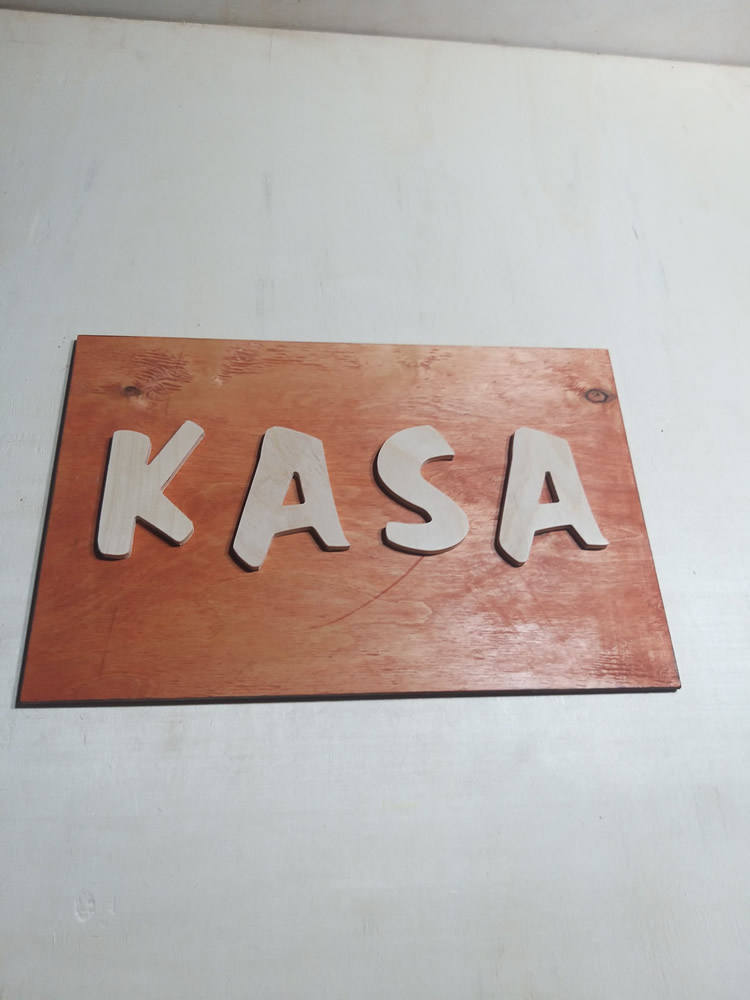 Kasa Yazısı Tabelası