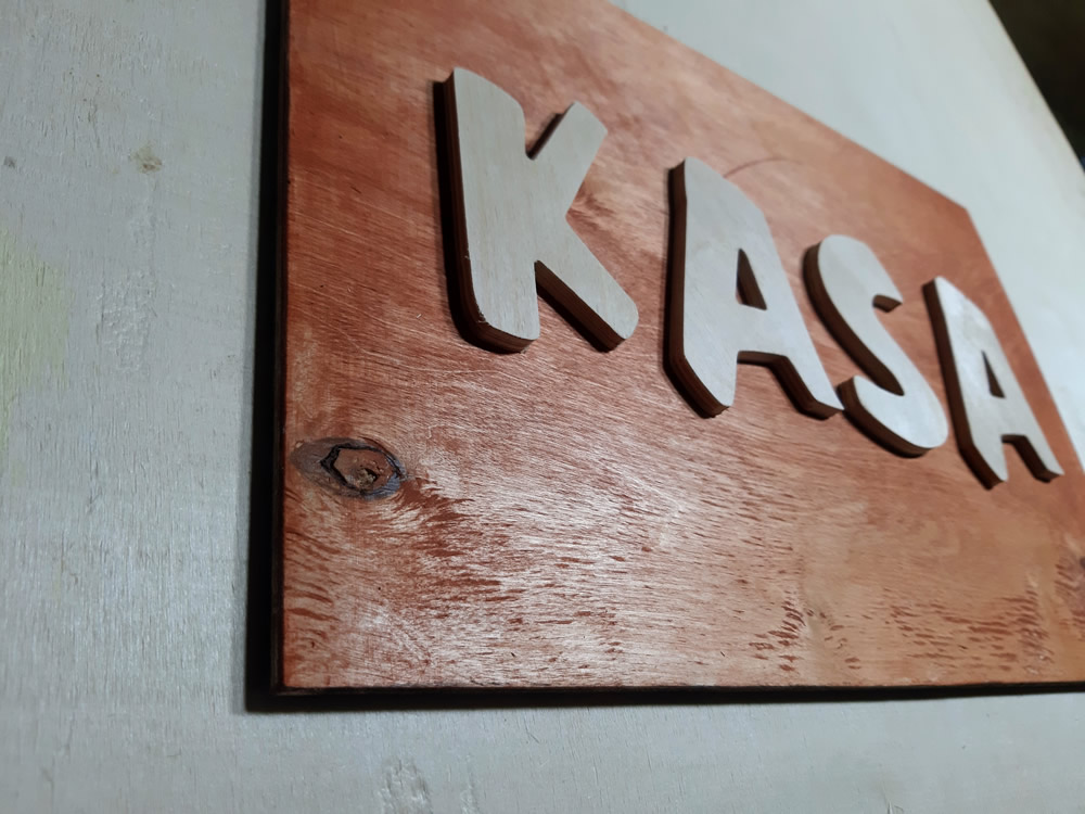 Kasa Yazısı Tabelası