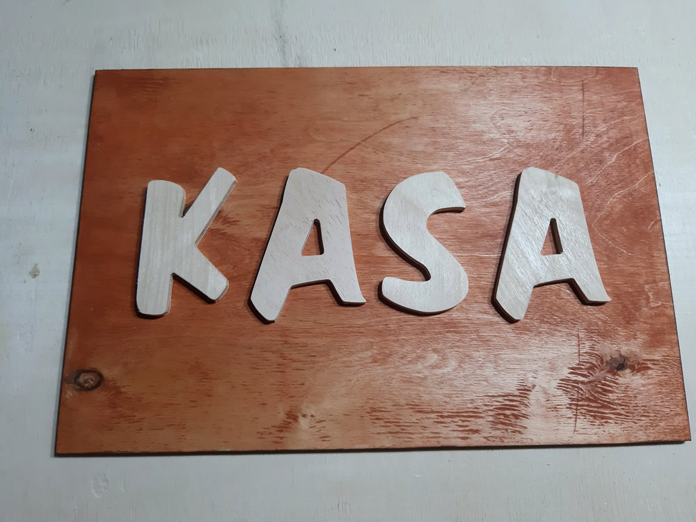 Kasa Yazısı Tabelası