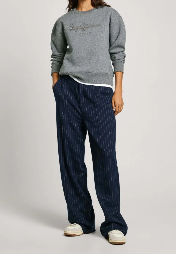 PEPE JEANS SWEATSHIRT TEK RENK