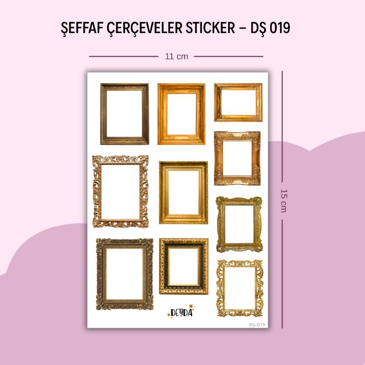 DŞ-019 Çerçeveler Sticker