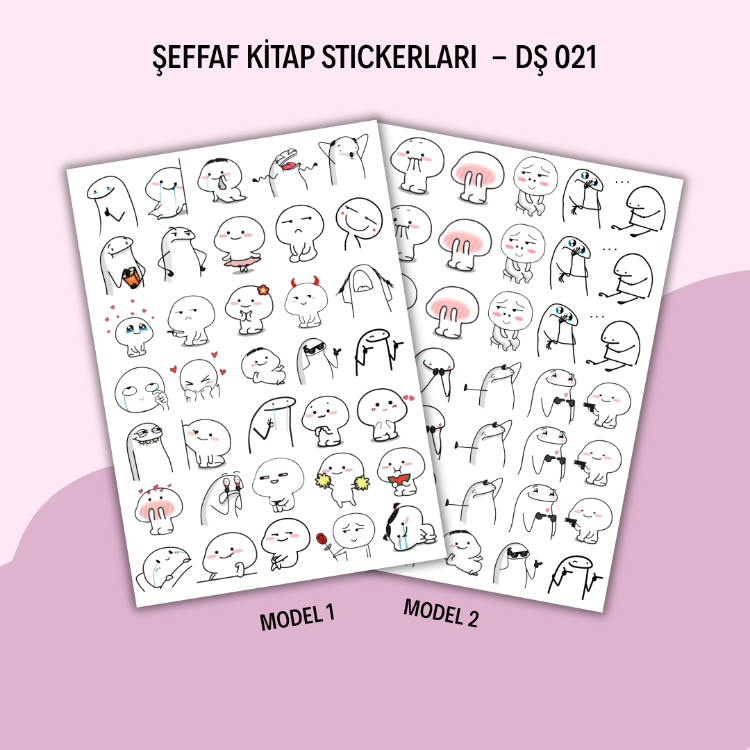 DŞ-021 Kitap Stickerları
