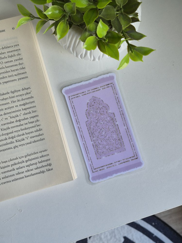 Seccade Tasarımlı 2 Adet Kitap Ayracı