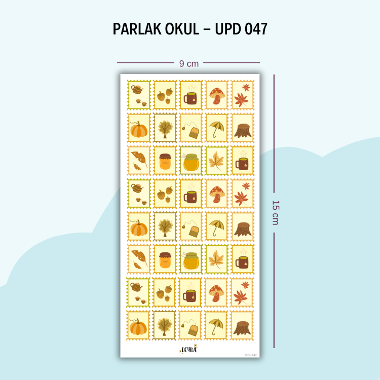 UPD-047 Sonbahar Pulları Sticker