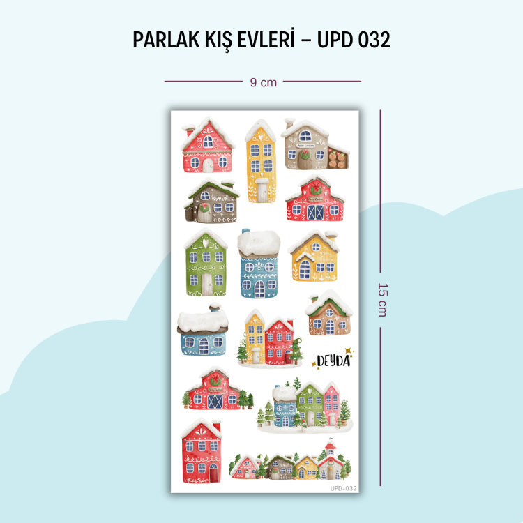 UPD-032 Kış Evleri Sticker