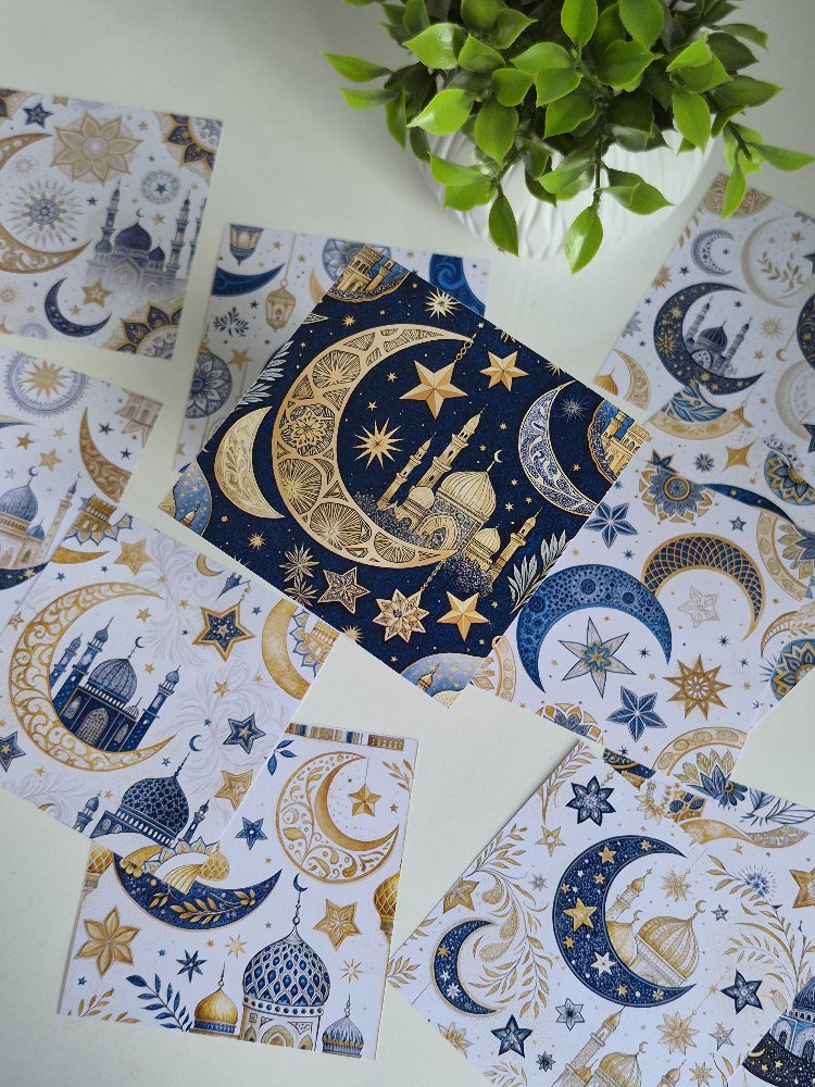 İslam Tema Scrapbook Kağıtları