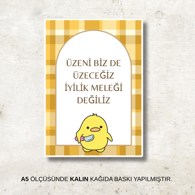 Üzeni Üzeceğiz | Poster