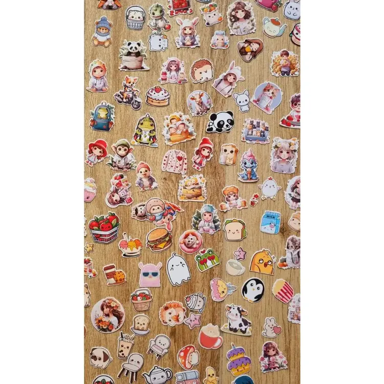 100+ Adet Kawaii Sticker Kutu