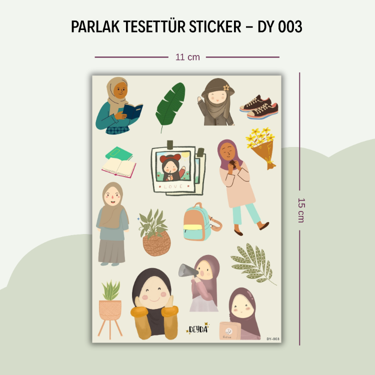 DY-003 Tesettür Sticker