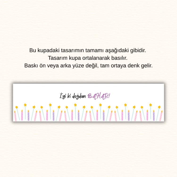 Kişiye Özel Doğum Günü Kupa