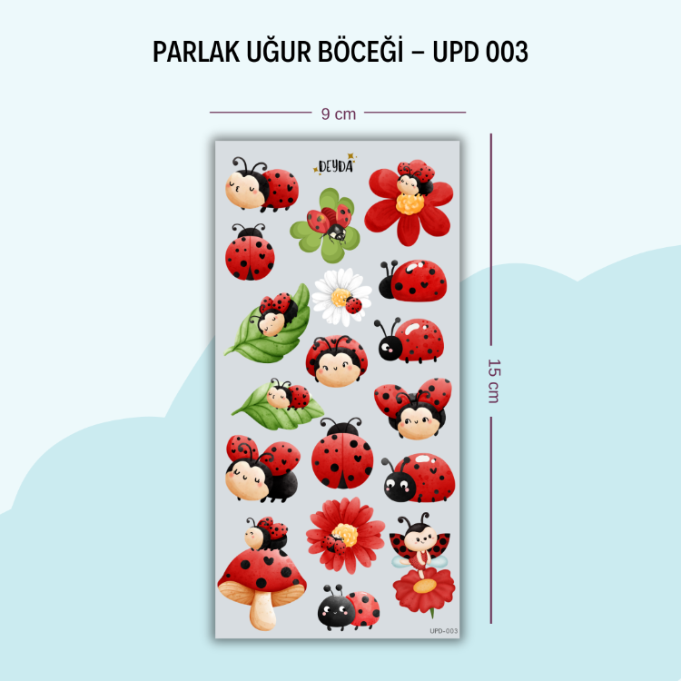UPD-003 Uğur Böceği Sticker