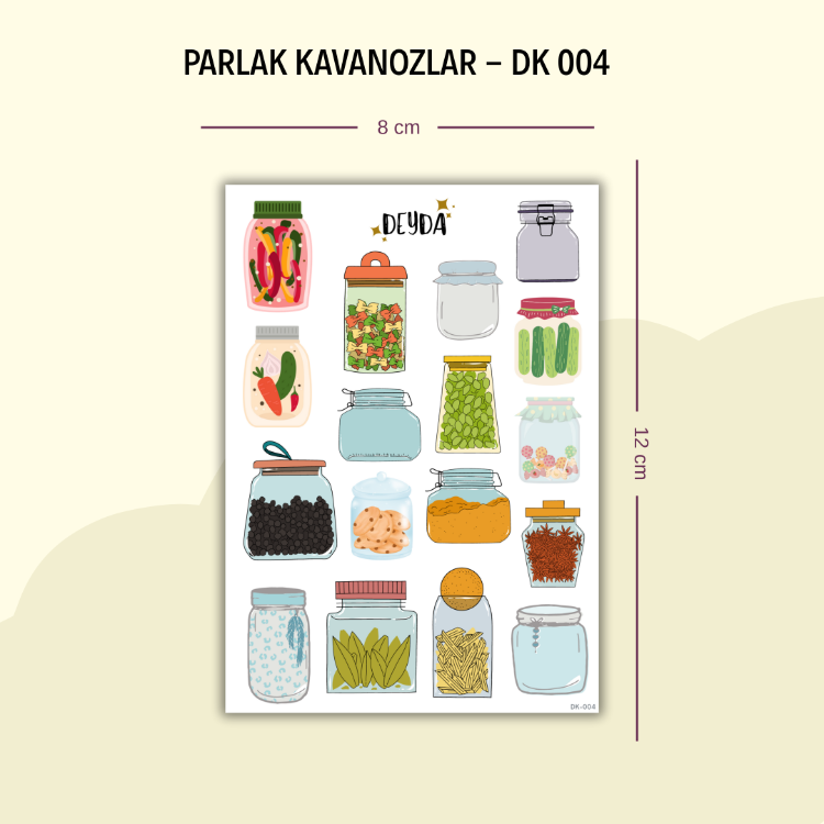 DK-003 Kavanozlar Sticker 