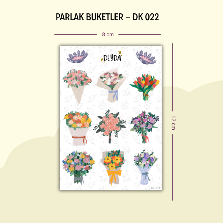 DK-022 Buketler Sticker