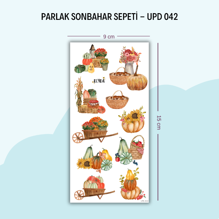 UPD-042 Sonbahar Sepetleri Sticker