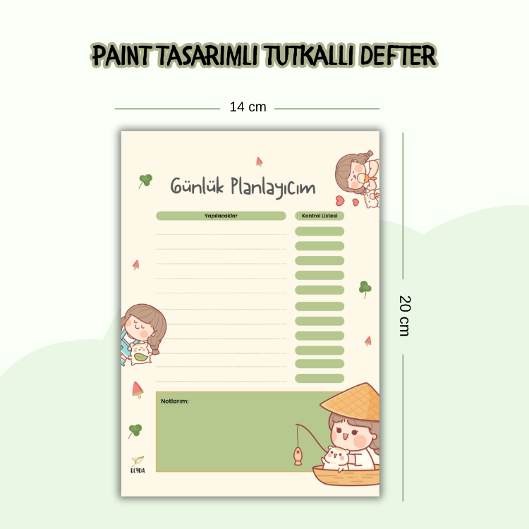 Günlük Planlayıcı Tutkallı Defter