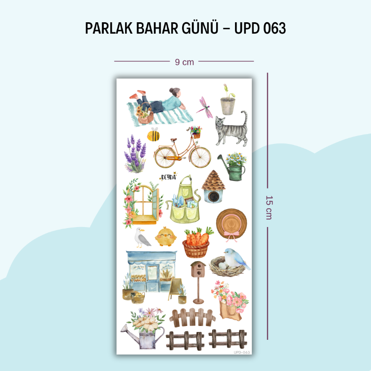 UPD-063 Bahar Günü Sticker