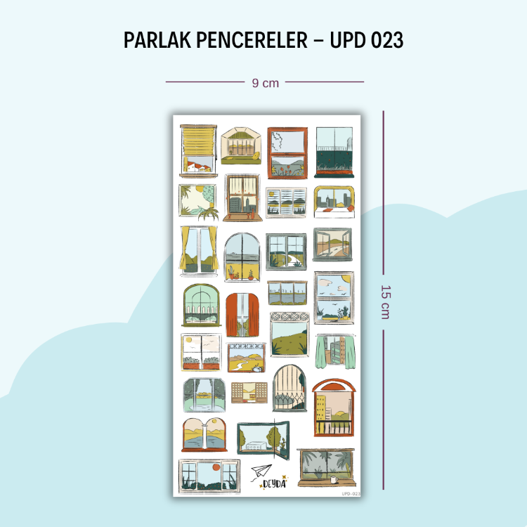 UPD-023 Pencereler Sticker