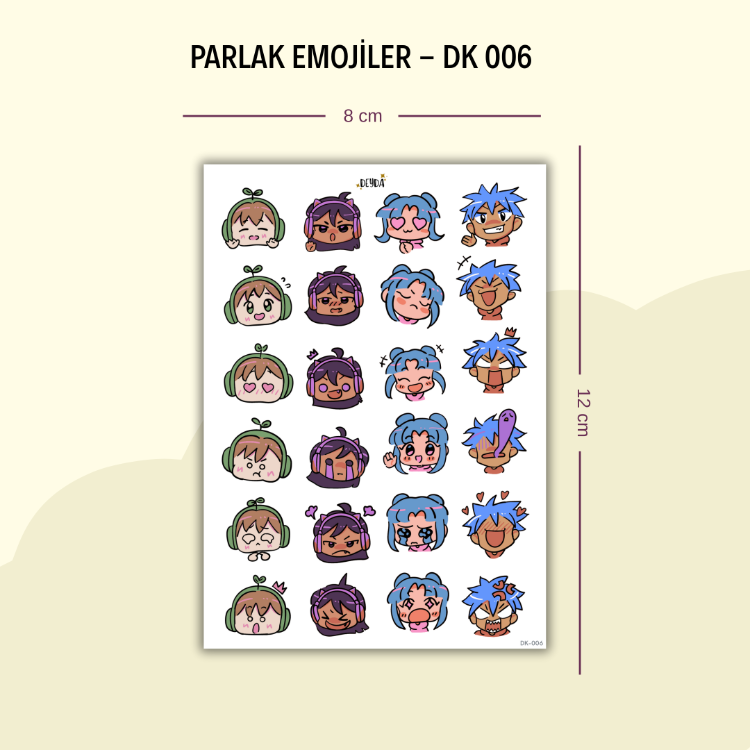 DK-006 Emojiler Sticker