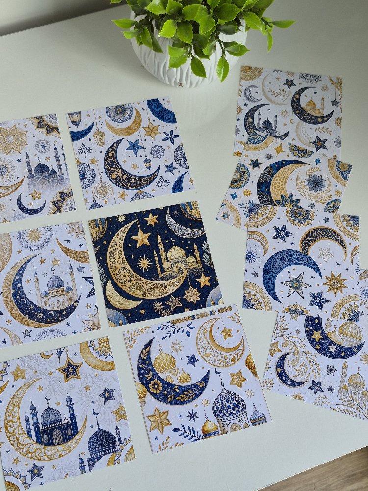 İslam Tema Scrapbook Kağıtları