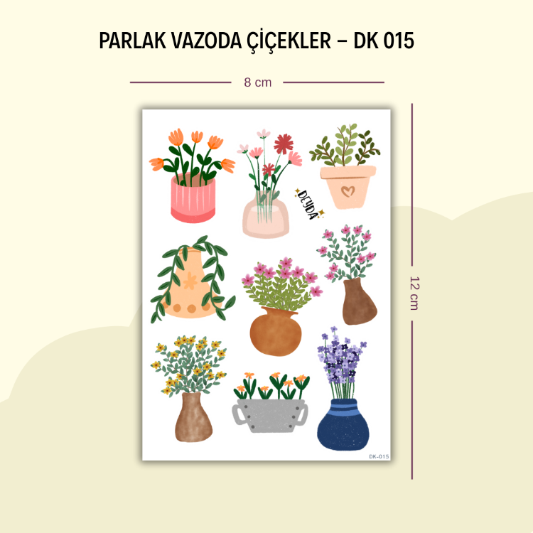 DK-015 Vazoda Çiçekler