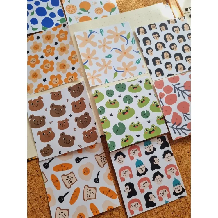 Renkli Tasarımlı Scrapbook Kağıtları