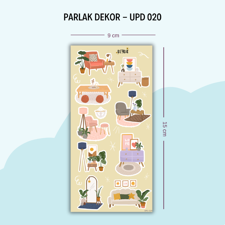 UPD-020 Dekor Sticker