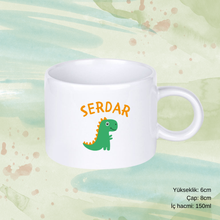 Dinozor Kişiye Özel Kupa