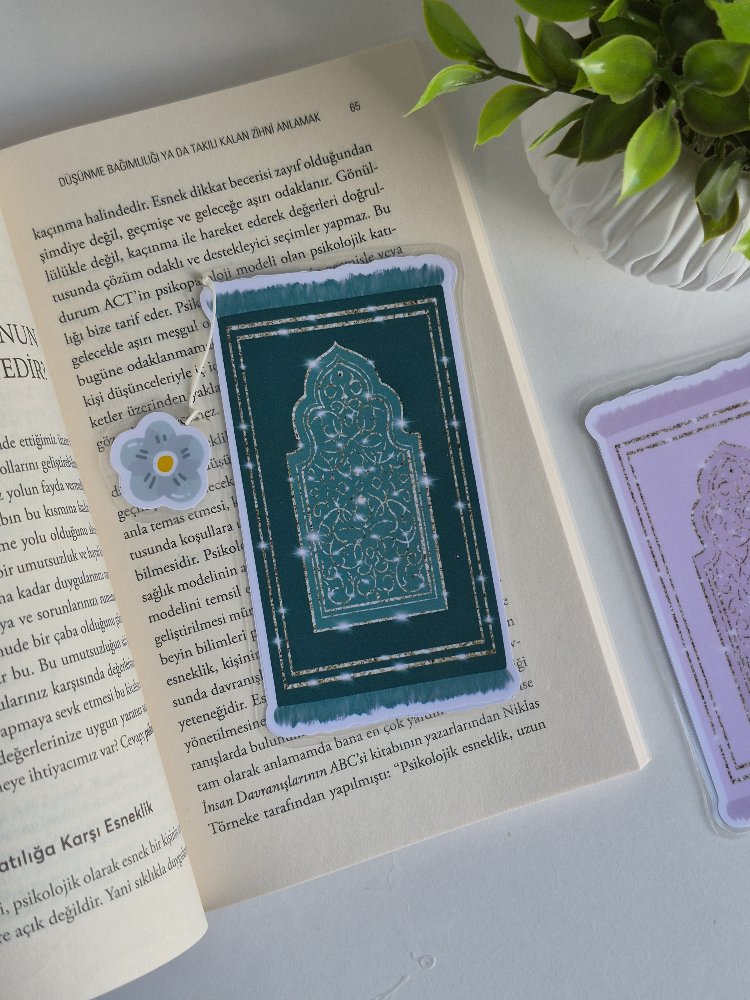 Seccade Tasarımlı 2 Adet Kitap Ayracı