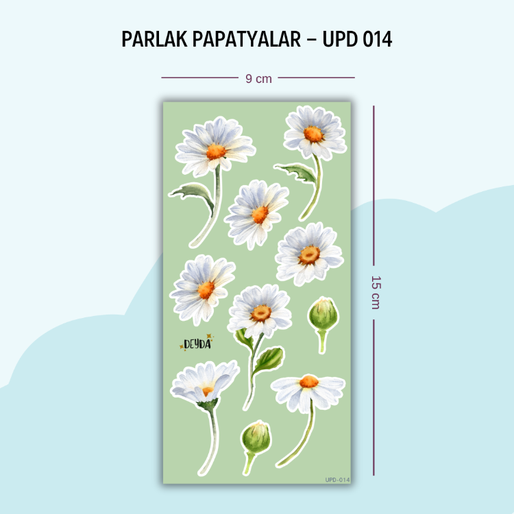 UPD-014 Papatyalar Sticker