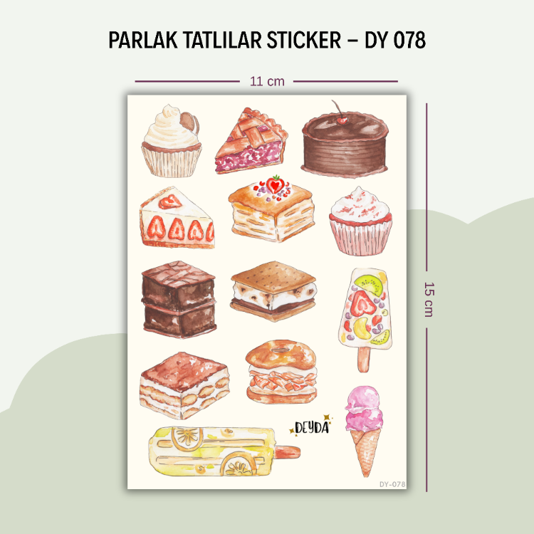 DY-079 Tatlılar Sticker