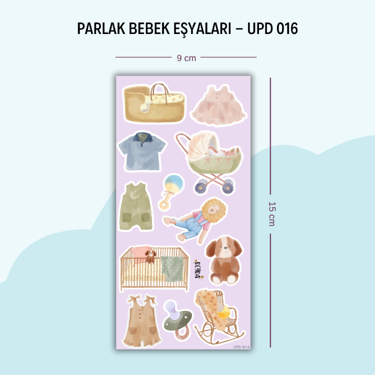 UPD-016 Bebek Eşyaları Sticker