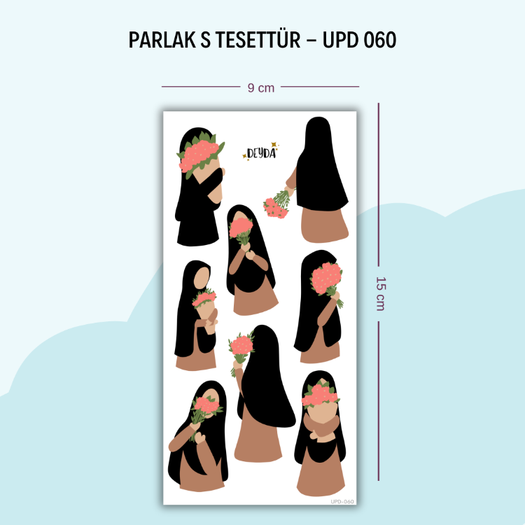 UPD-060 S Tesettür Sticker