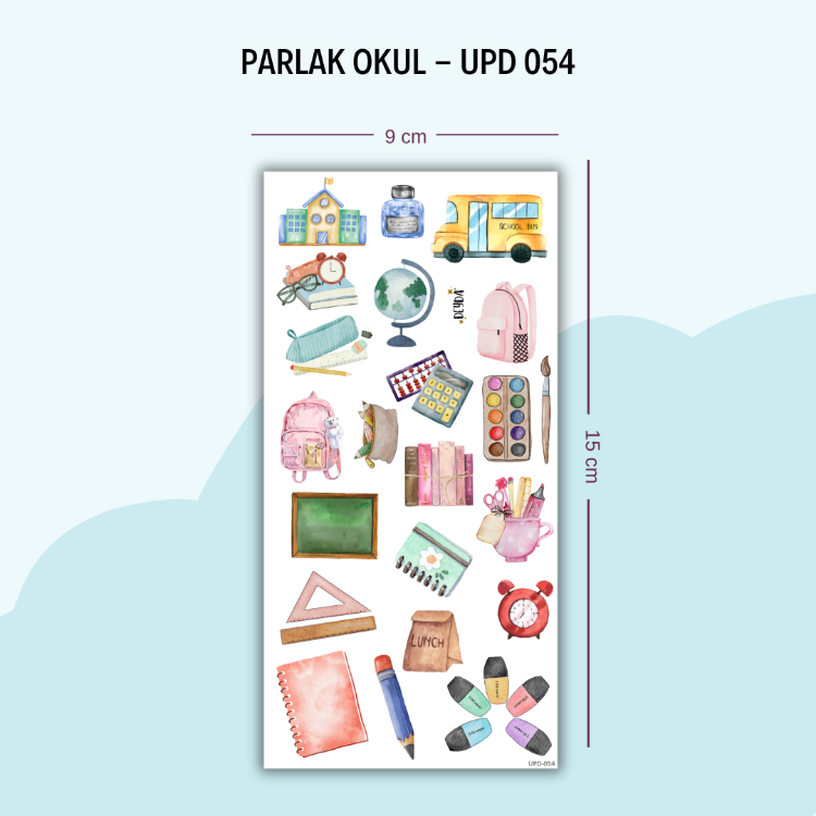 UPD-054 Okul Sticker