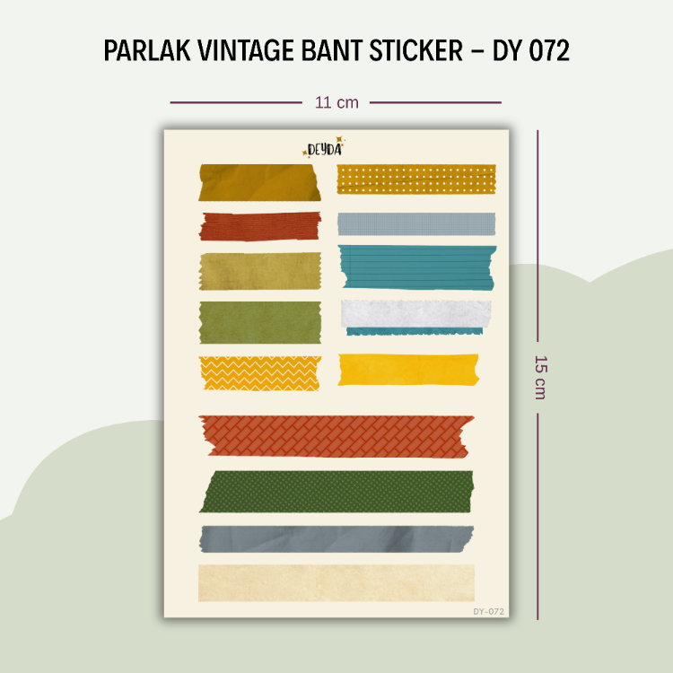 DY-072 Vintage Bantlar Sticker