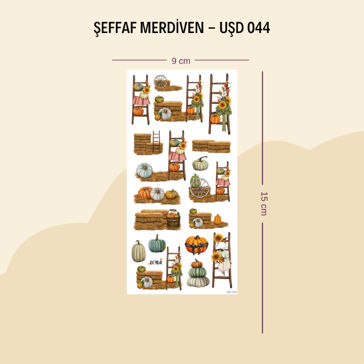 UŞD-044 Merdiven Sticker