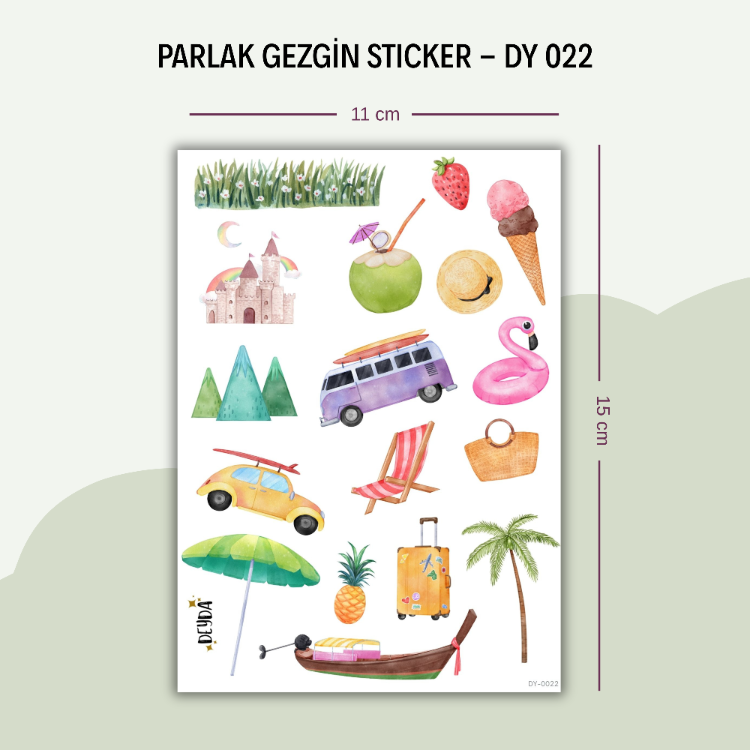 DY-022 Gezgin Sticker