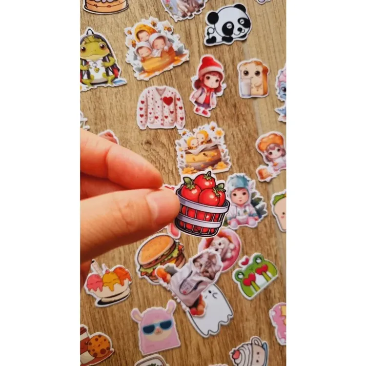 100+ Adet Kawaii Sticker Kutu