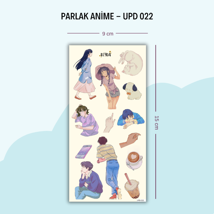 UPD-022 Anime Sticker