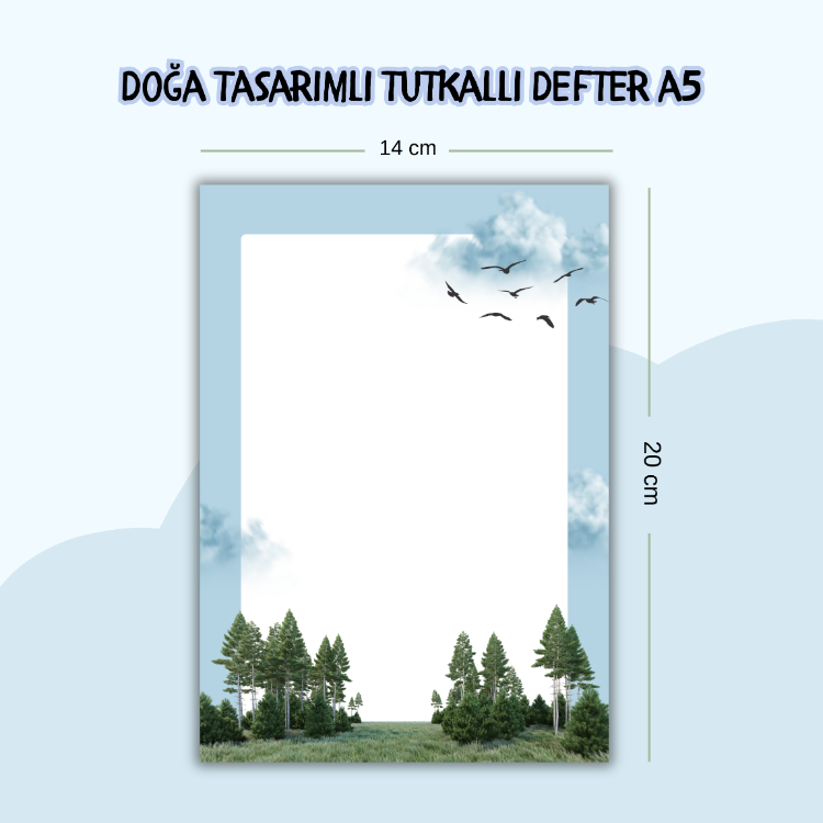 Manzara Tutkallı Defter