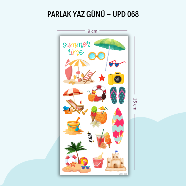 UPD-068 Yaz Günü Sticker