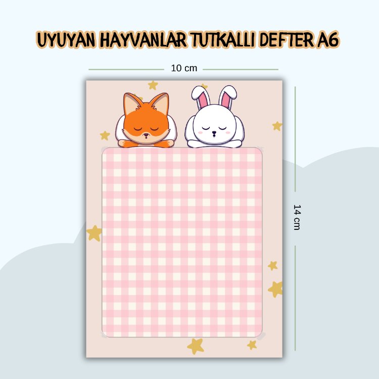 Tilki ve Tavşan Tutkallı Defter