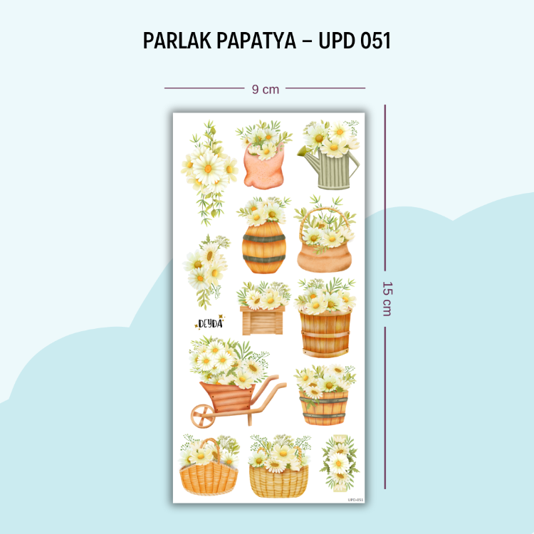 UPD-051 Papatya Sticker