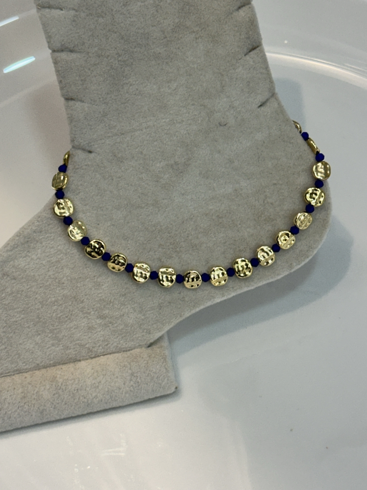 Lacivert Gold Halhal