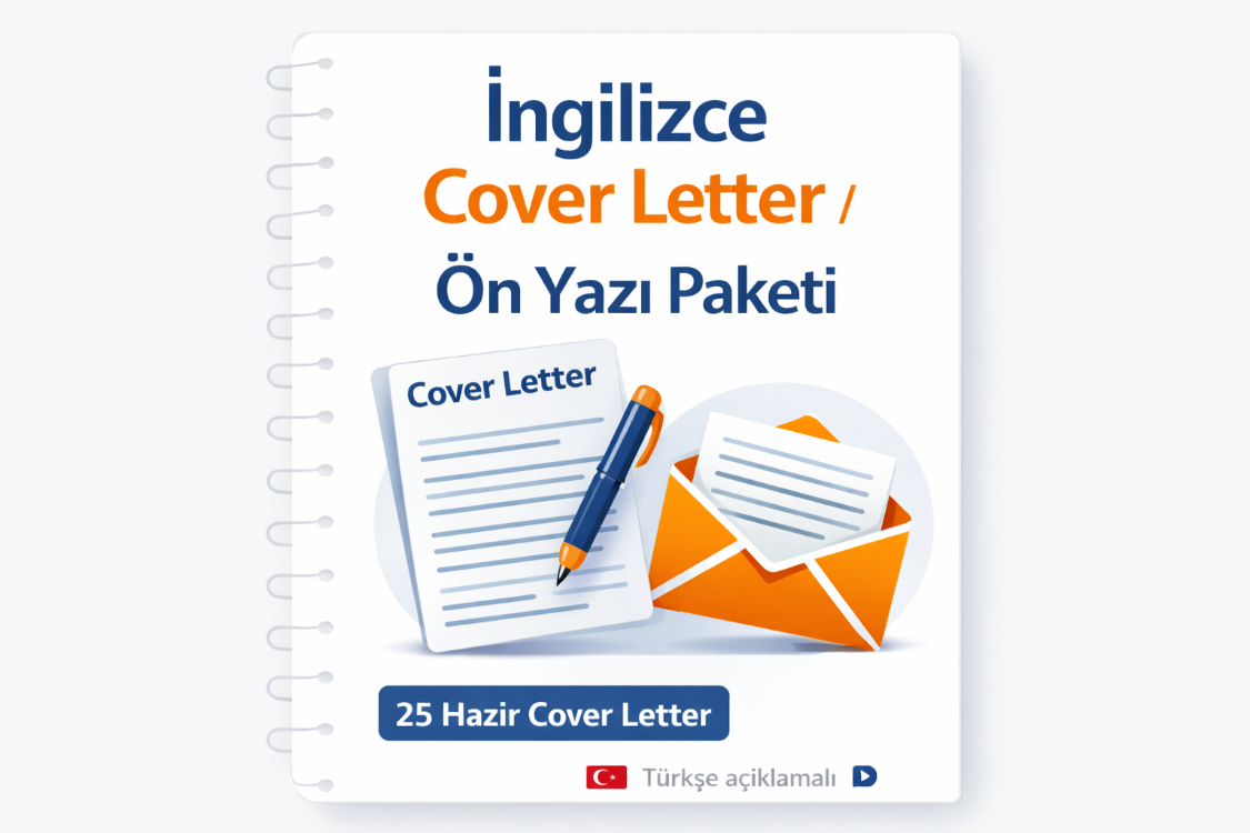 İngilizce Cover Letter / Ön Yazı Paketi