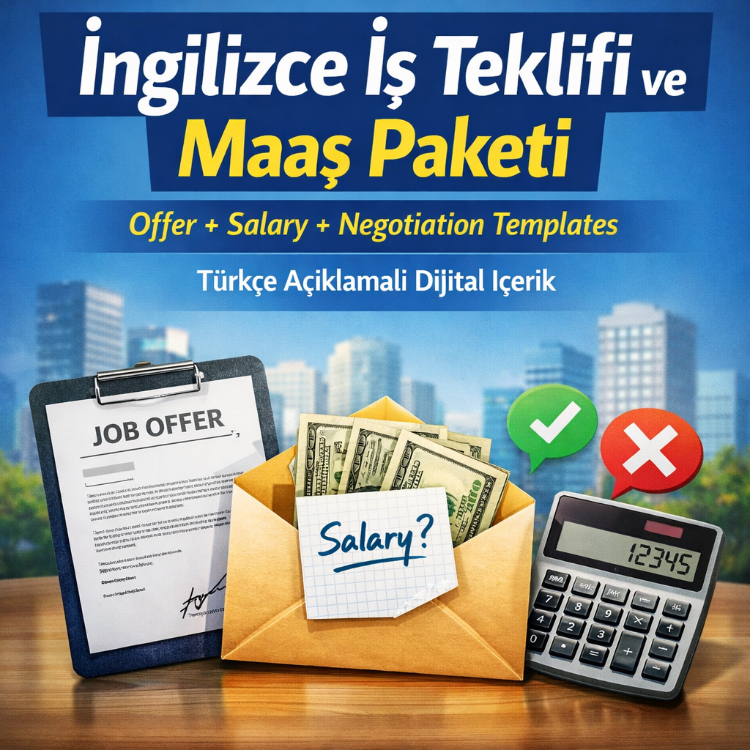 İngilizce İş Teklifi ve Maaş Yanıt Paketi