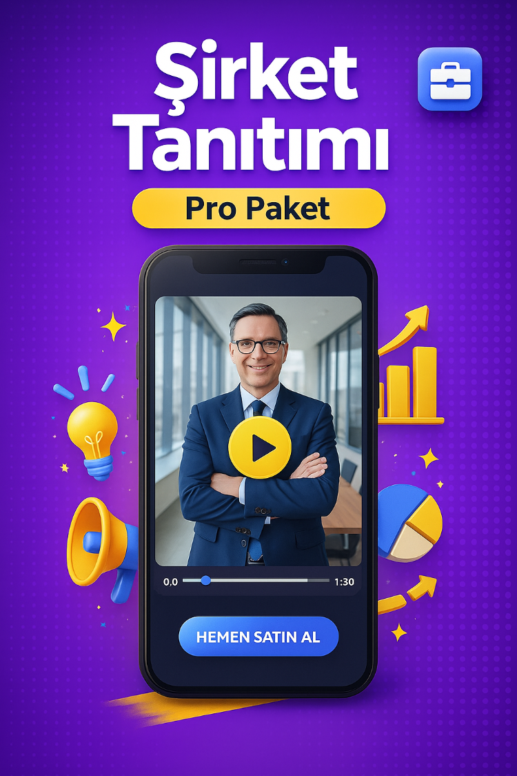 Pro Yapay Zeka Tanıtım Videosu (4999₺ Yerine Lansman Fiyatı)
