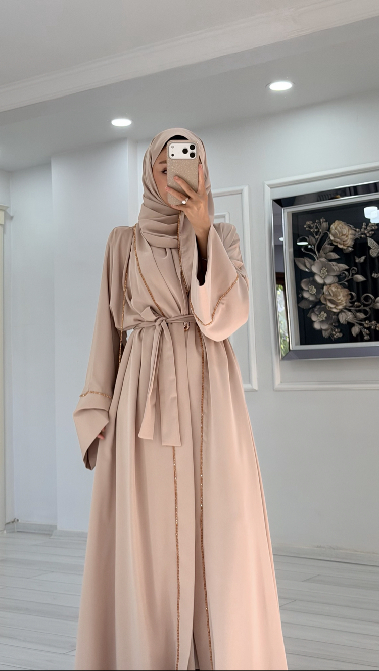 TAŞ 3’LÜ ABAYA TAKIM
