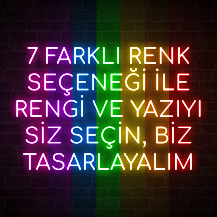 Kişiye Özel Neon Duvar Yazısı